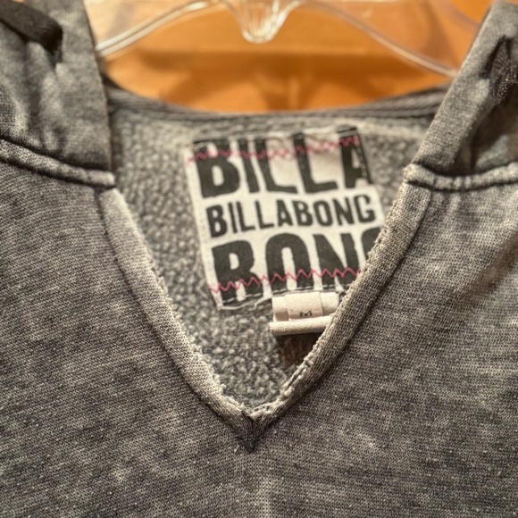 Billabong Gray Hooded Sweatshirt Relaxed Fit - Picture 4 of 7